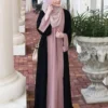 Eid Muslim Party Dress for Women Ramadan Abaya Fake 2 Piece Long Dress Morocco Vestidos Largos Dubai Turkey Robe Jalabiya 2024